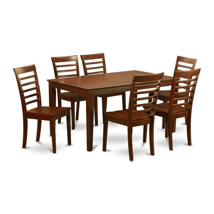 7 PC Dining room set - Table and 6 Kitchen Dining Chairs