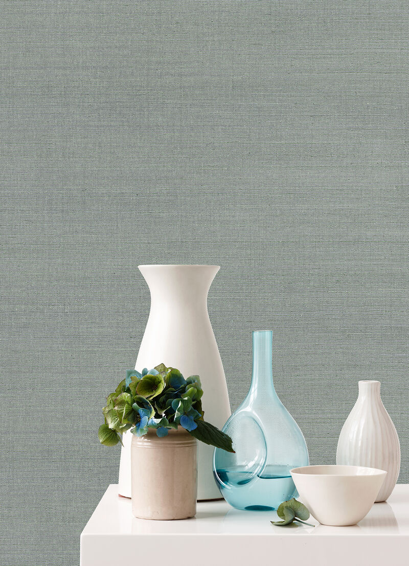Zhejiang Aquamarine Sisal rasscloth Wallpaper image number 1
