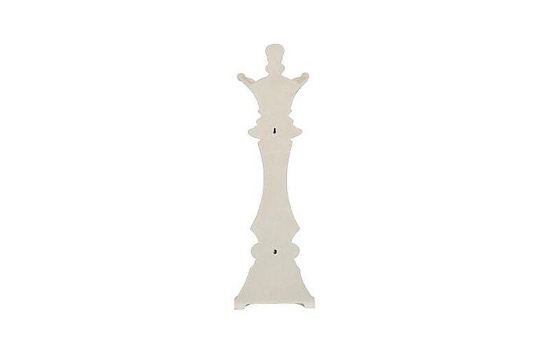 Queen Chess White Wall Decor image number 2