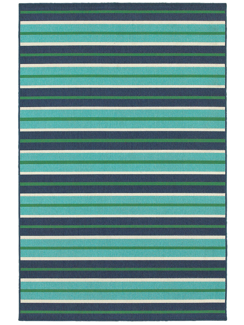 Meridian 5'3" x 7'6" Blue Rug image number 0
