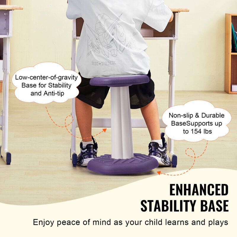 Active Wobble Chair for Kids with Cushioned Seat Improves Focus and Posture image number 6