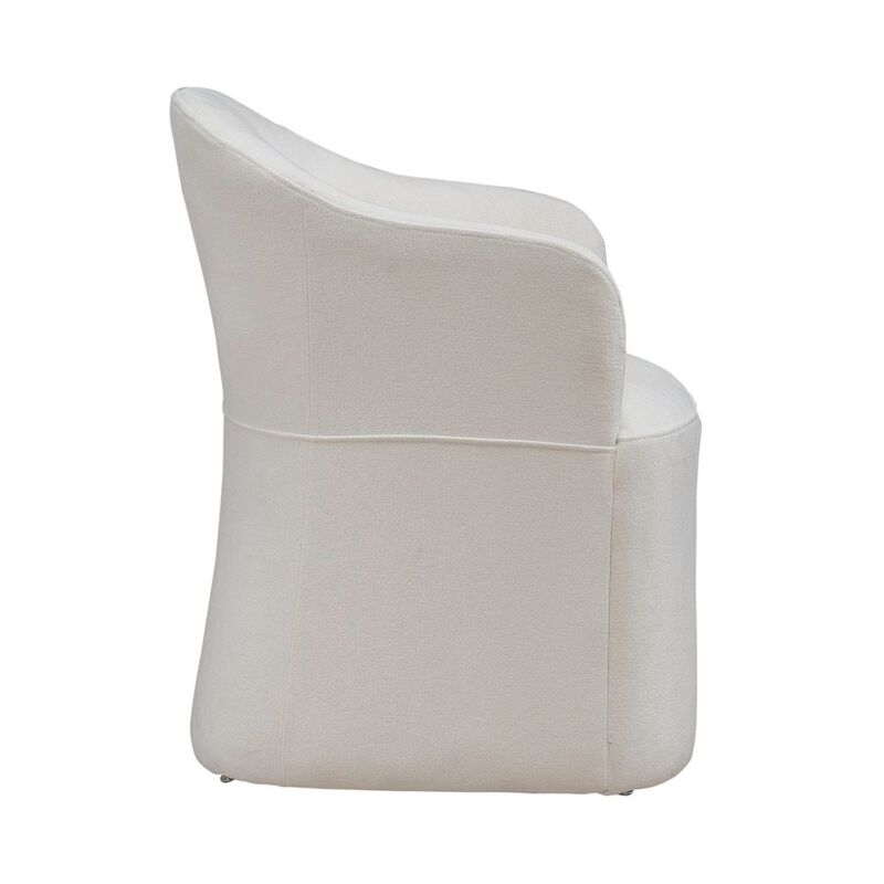 Liberty Furniture Accent Dining Chairs with Castors - Squared Arm - Ivory Upholstry - Set of Four image number 2