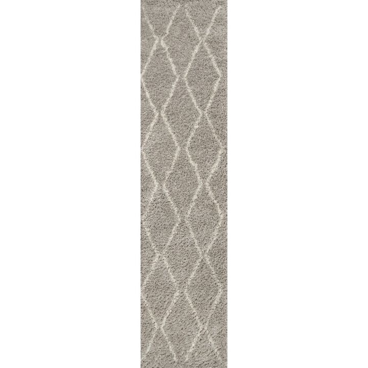 Catala Moroccan Diamond Shag Area Rug