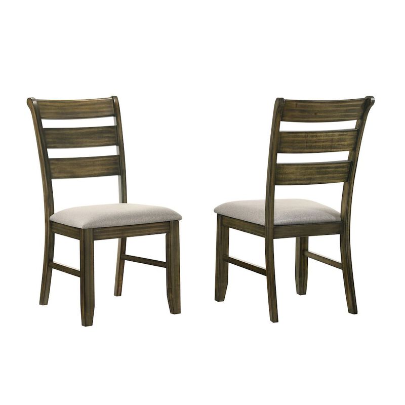 Best Quality Furniture Wood Ladderback Dining Chairs (Set Of 2)