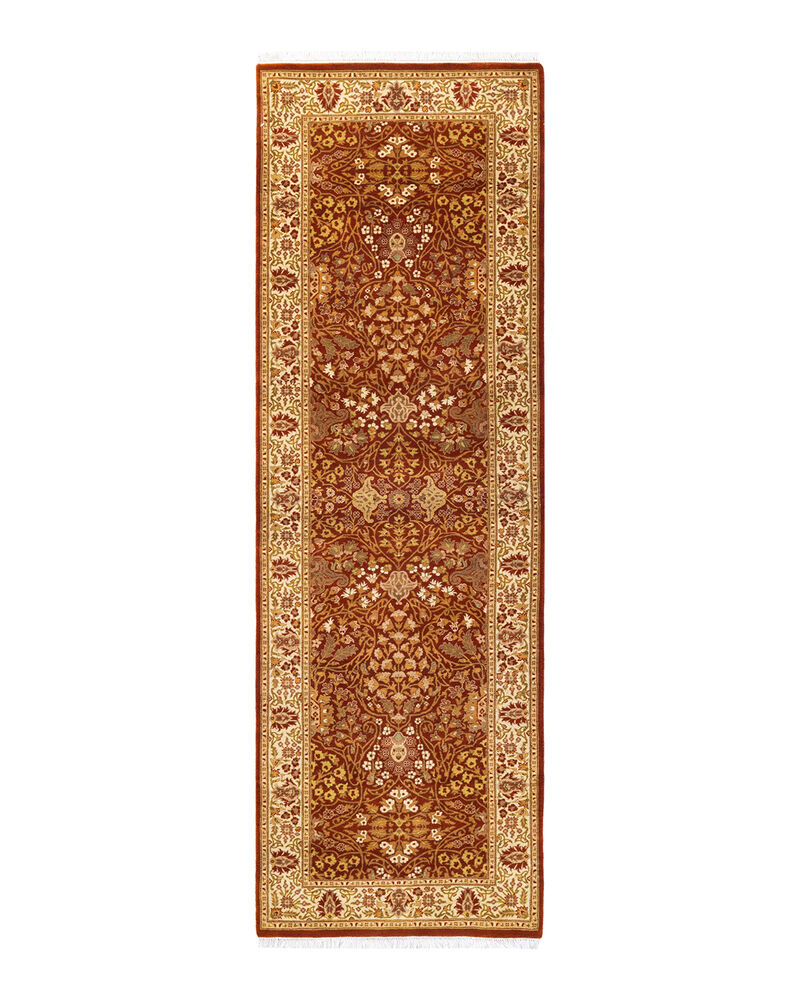 Mogul, One-of-a-Kind Hand-Knotted Area Rug  - Orange, 2' 8" x 8' 3" image number 1