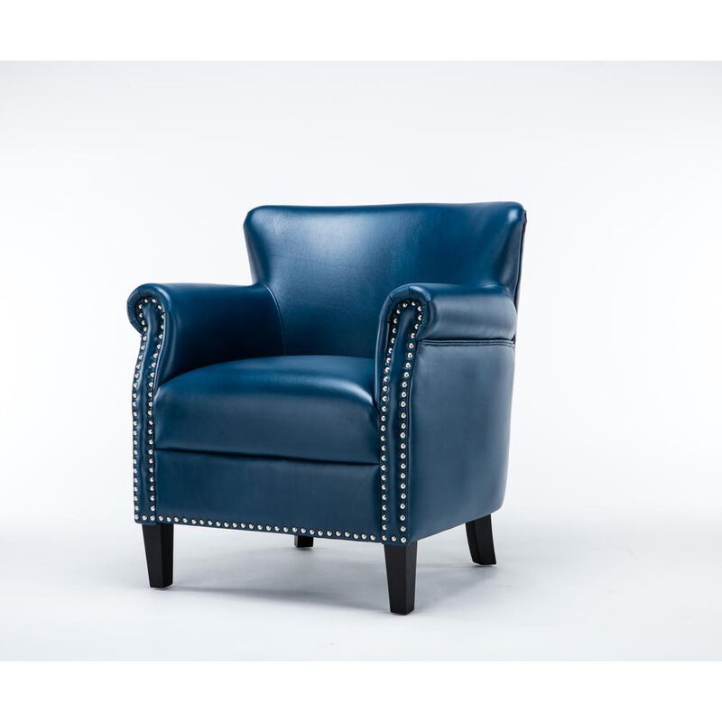 Comfort Pointe Holly Navy Blue Club Chair