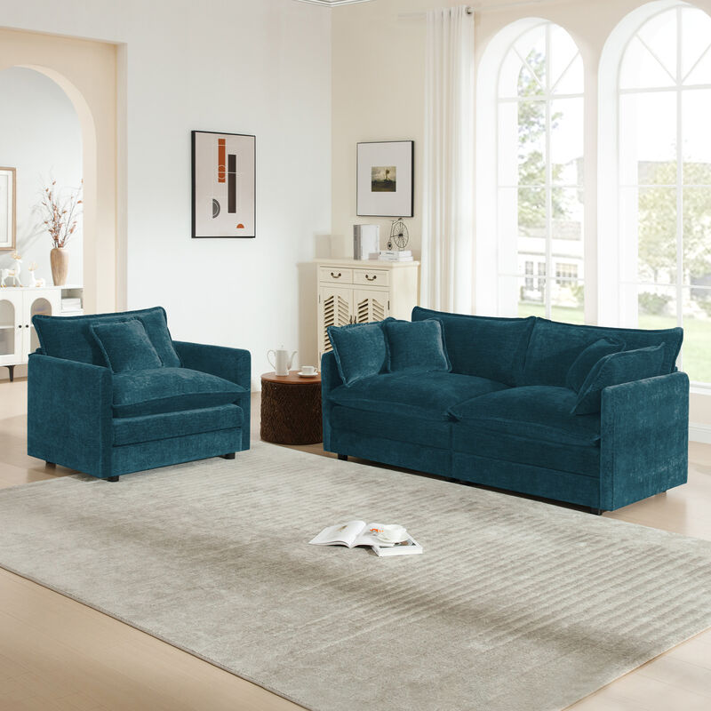 Hapgub 2 Seater Loveseat and Chair Set image number 2