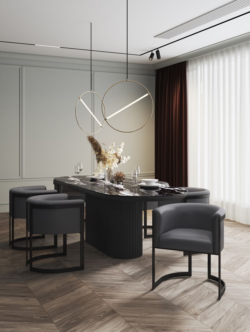 Corso Gray Dining Chair