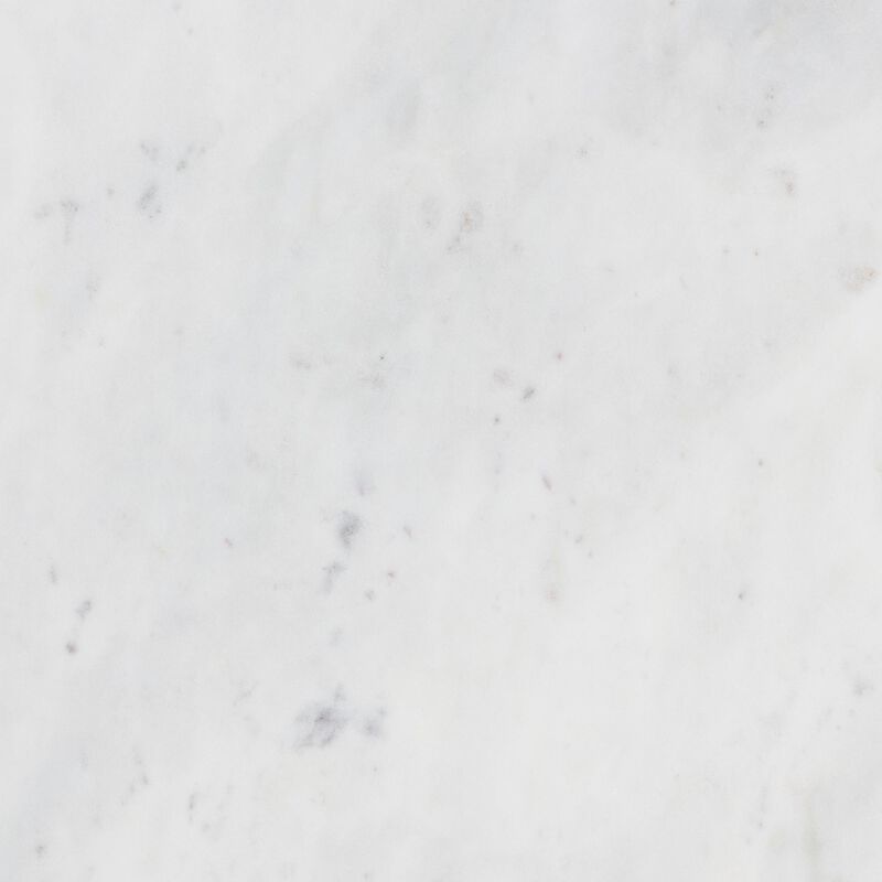 Baxton Studio Akanji Marble End Table - Modern Rustic Accent Table with Hand-Forged Metal Frame for Living Room or Seating Areas, Round image number 4