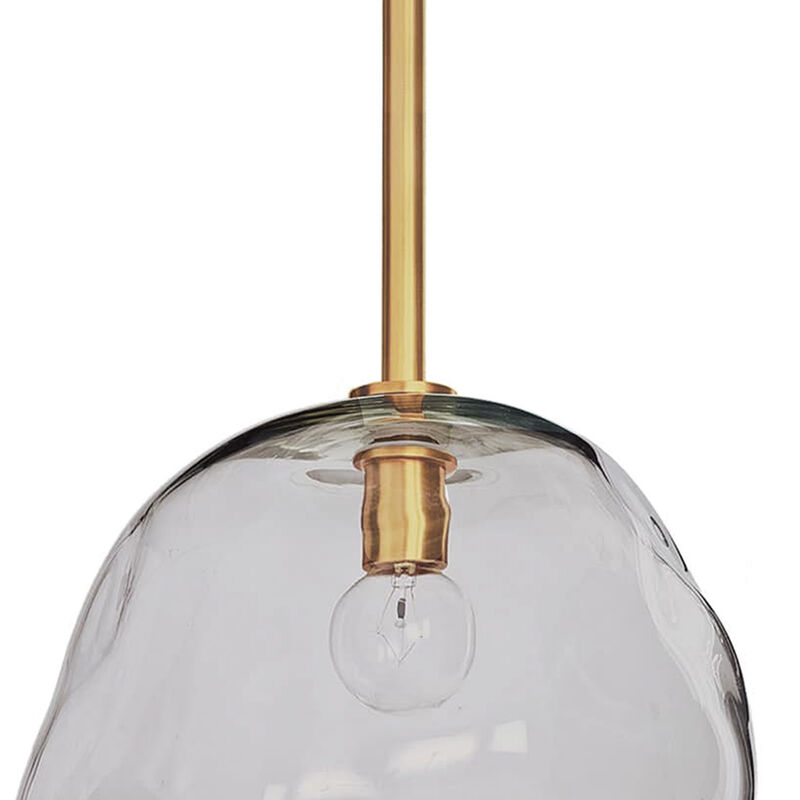 Molten Pendant W/ Smoke Glass