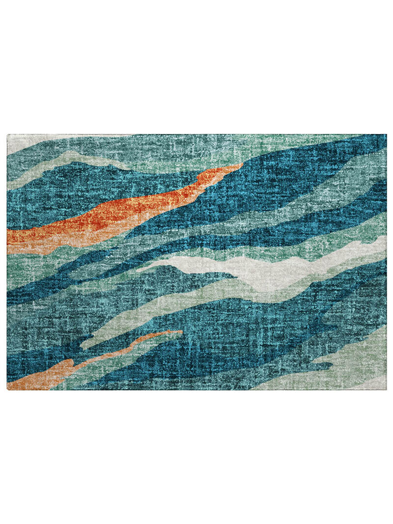 Lorenzo LN4 Teal 20" x 30" Rug