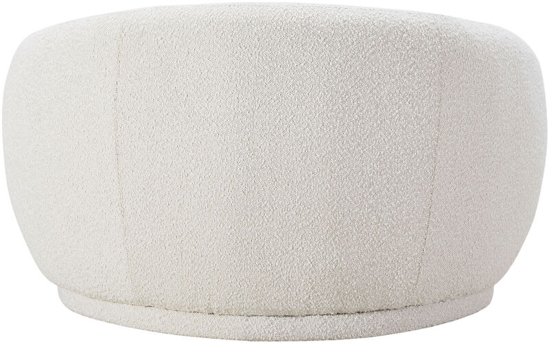 Meridian Furniture Hyde Cream Boucle Fabric Chair