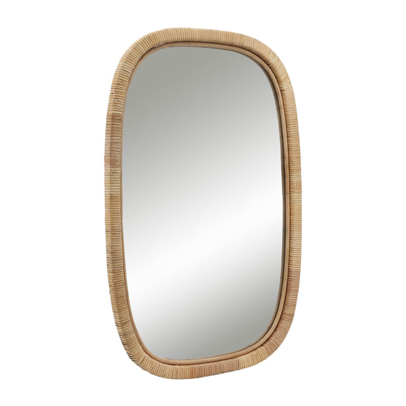 22x34 Rectangular Mirror, Brown image number 1