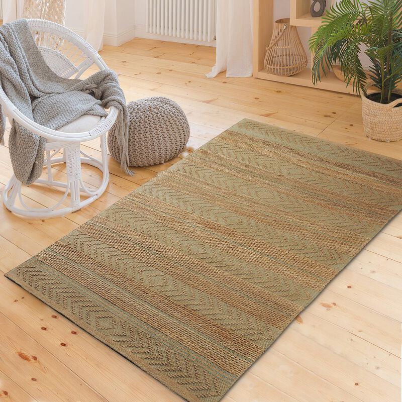 LR Home Earth Jute Area Rug Indoor image number 6