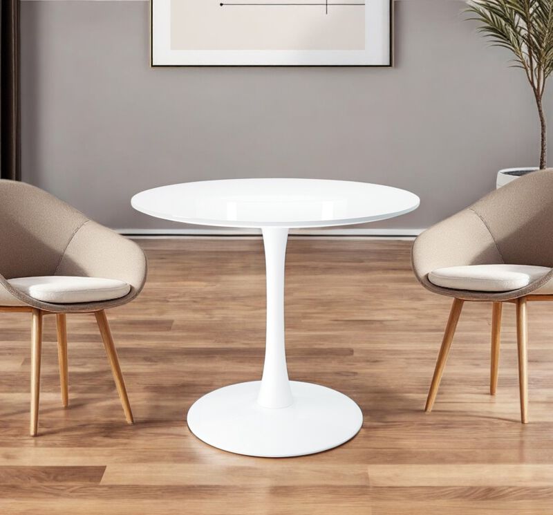 Modern Metal Dining Table for Kitchen and Dining Room