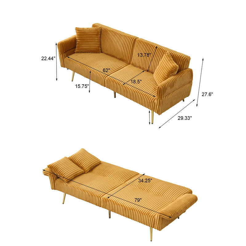 Merax L-Shaped Sectional Sofa with Reclining Storage and Arm Side Organizer Pocket Features