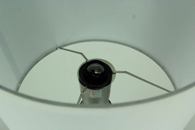 Modern Black Tapered Table Lamp With Power Outlets Set of 2 image number 2