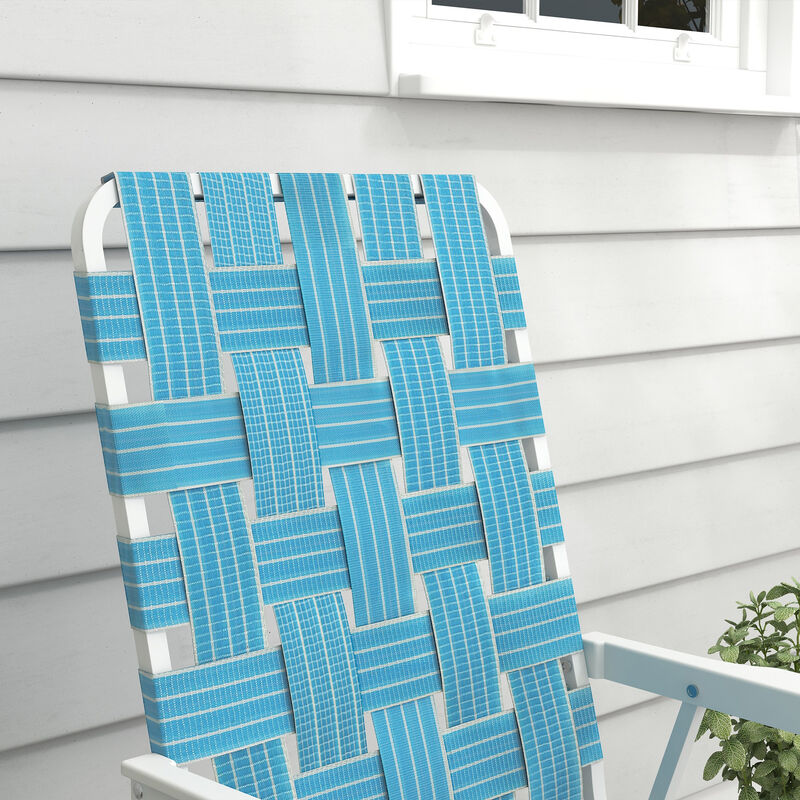 Hivvago 2-Person Patio and Garden Folding Chair Set image number 6
