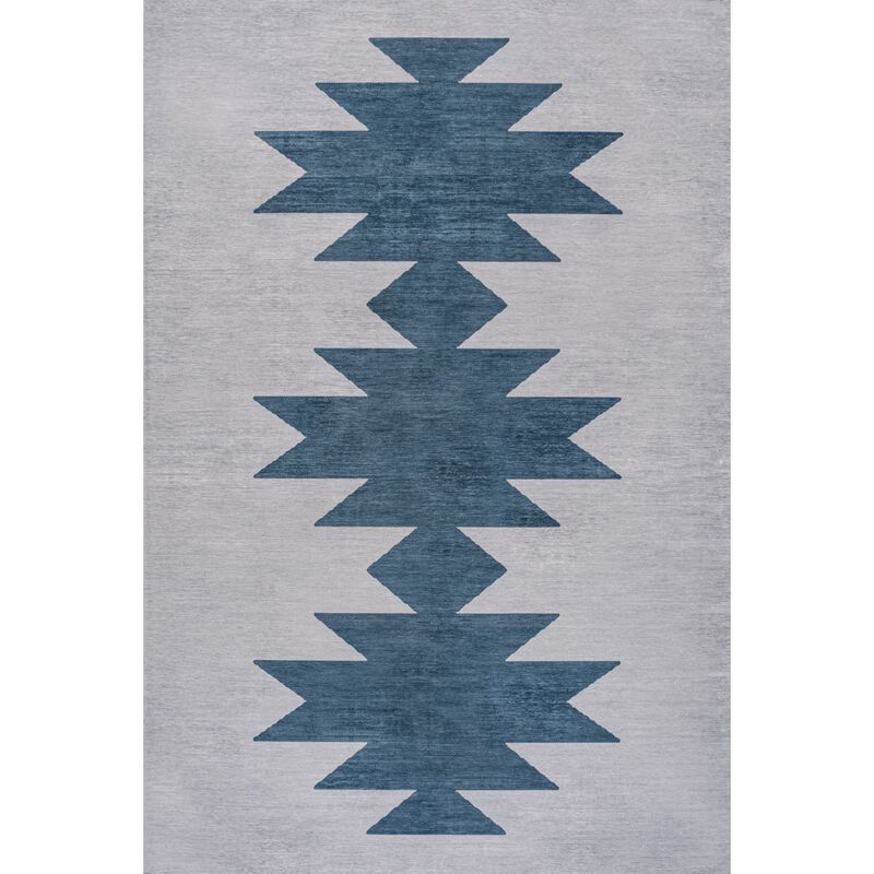Chayton Minimalist Geometric Machine-Washable Area Rug