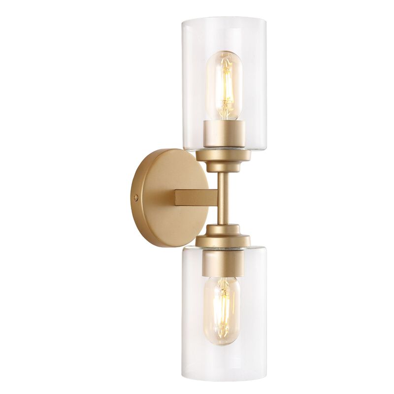 Juno Farmhouse Industrial Iron Cylinder LED Sconce