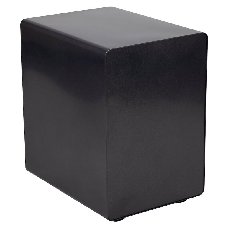 Flash Furniture 3-Drawer Mobile Locking Filing Cabinet with Anti-Tilt Mechanism, Black image number 4