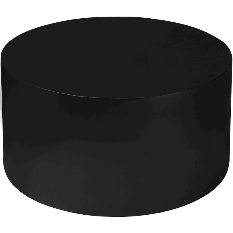 Meridian Furniture Cylinder Matte Black Coffee Table
