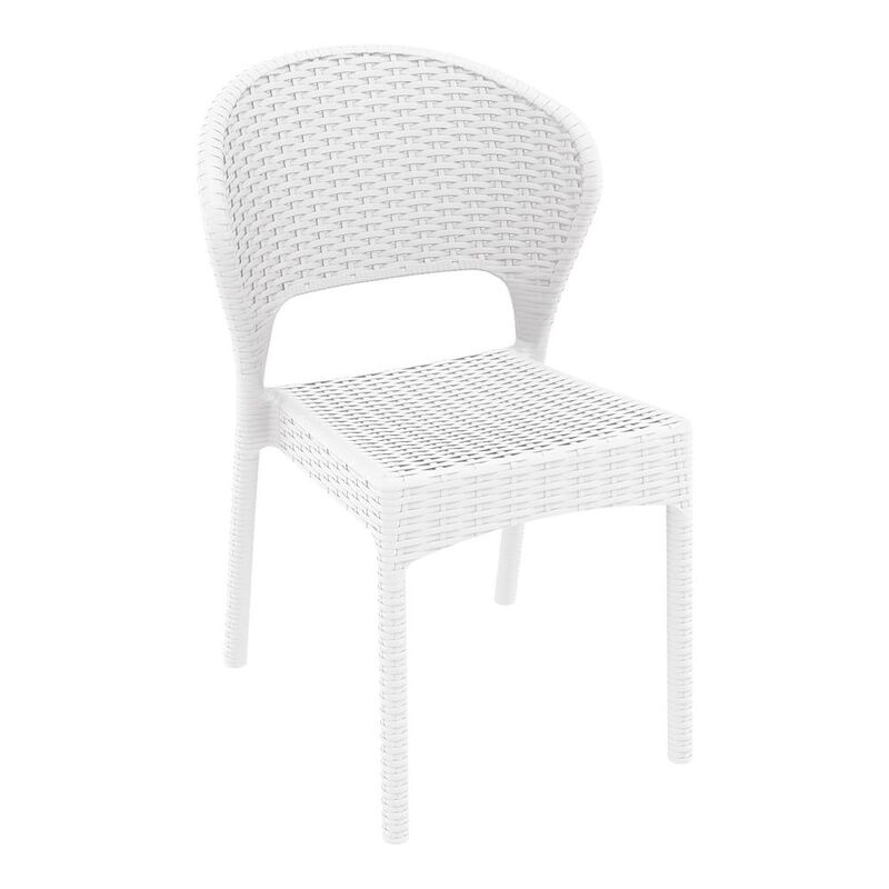Belen Kox Resin Dining Chair Set, White, Belen Kox image number 1