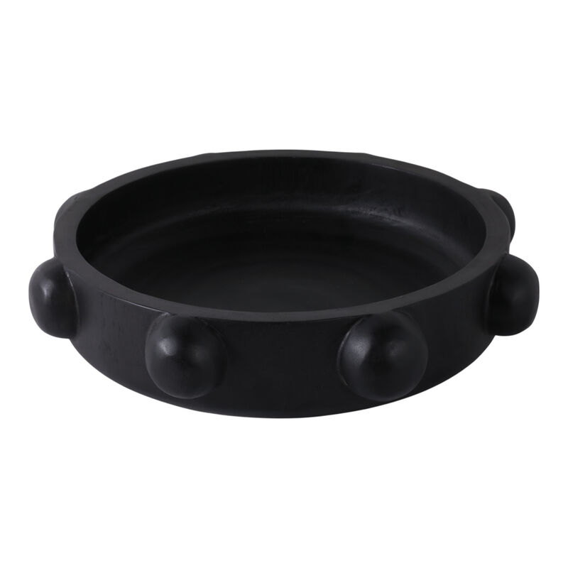 18" Large Hobnail Bowl, Black image number 2