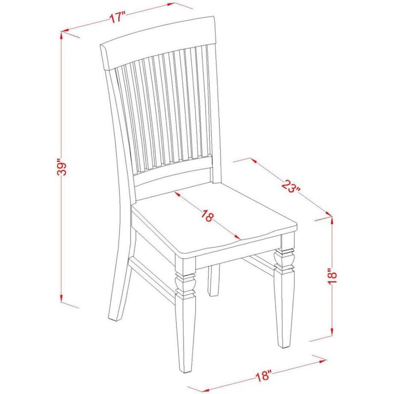 Dining Room Set Buttermilk & Cherry