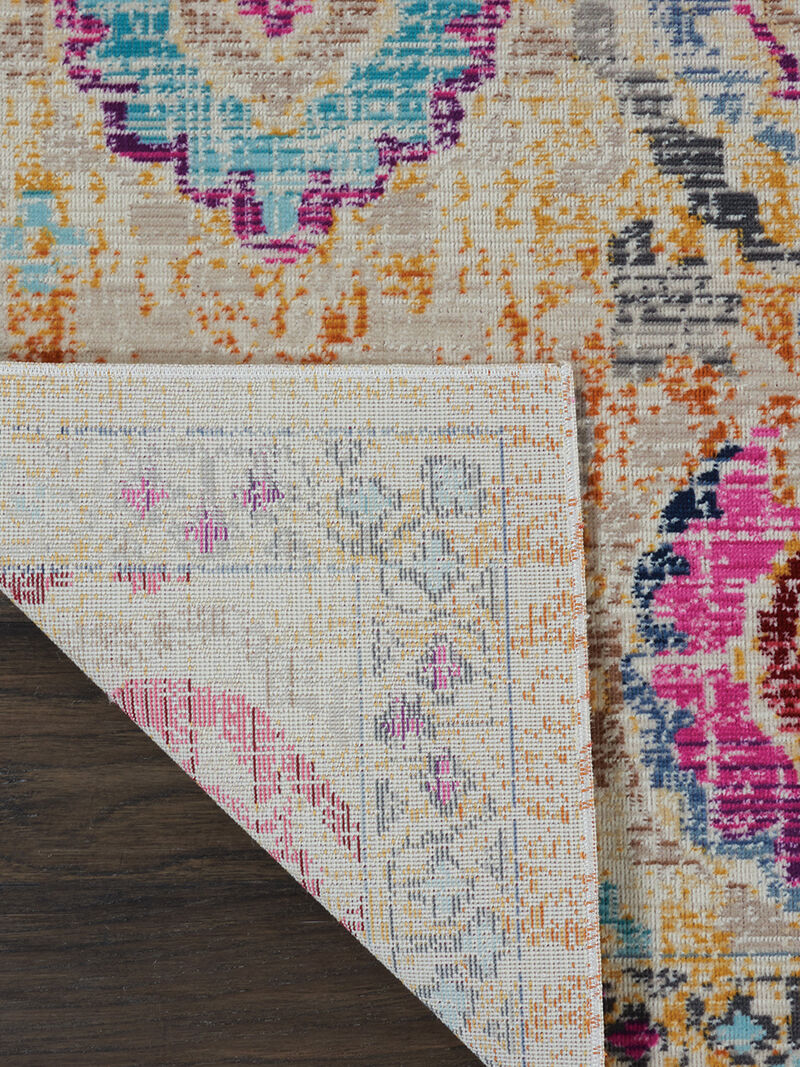 Vintage Kashan VKA04 Ivory/Multicolor 4' x 6' Rug