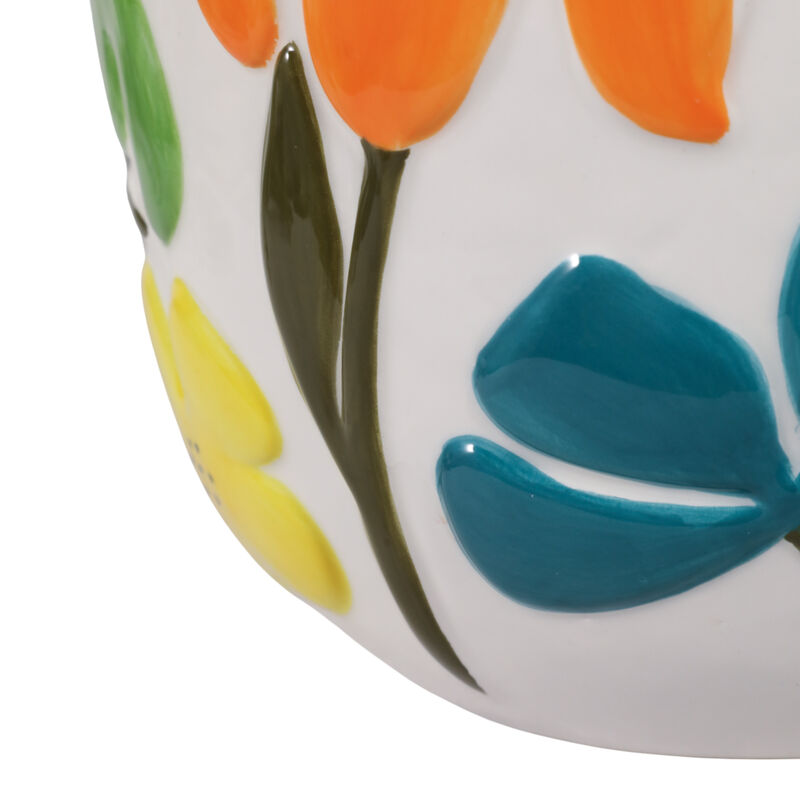 S/2 Floral Embossed Planters image number 5