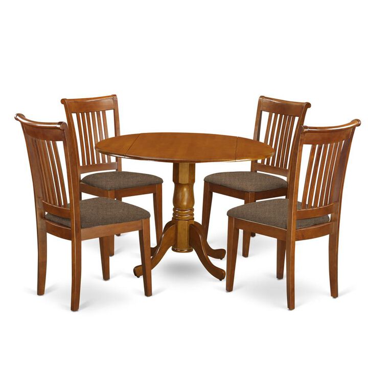 5 PC Kitchen Table set-small Kitchen Table-plus 4 dinette Chairs