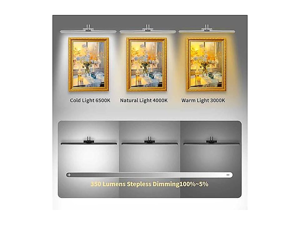26 Wireless Lights Rechargeable Battery Art Light Remote Control Dimmable Timer