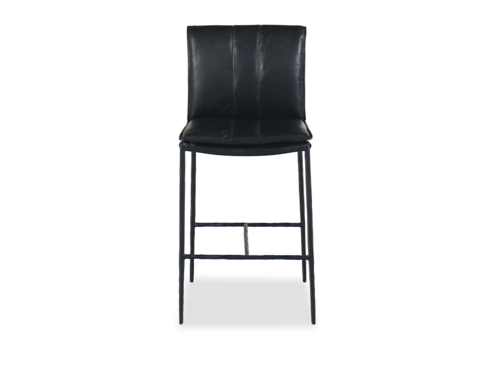 Mayer 26" Counter Stool in Jet Black