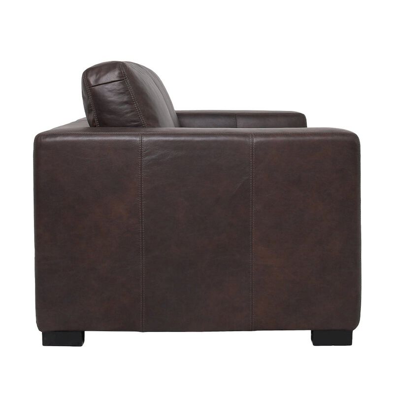 Crafters and Weavers Argento Leather Love Seat