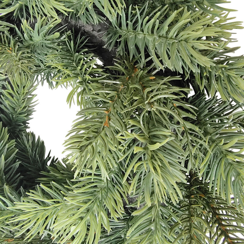 Green Pine Artificial Christmas Wreath  11.75-Inch  Unlit image number 4