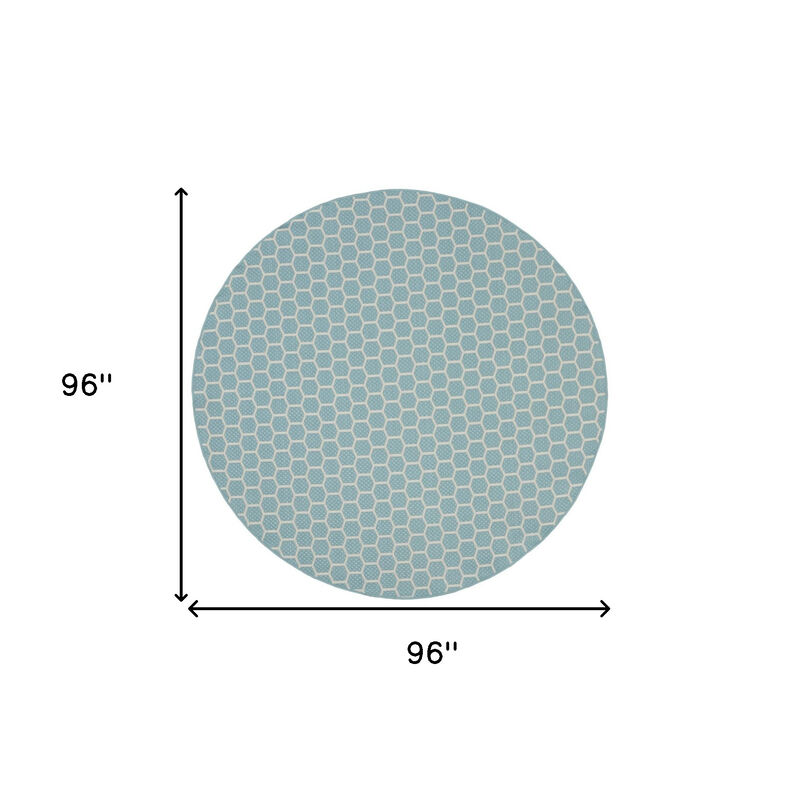 HomeRoots Geometric Indoor Outdoor Area Rug image number 6