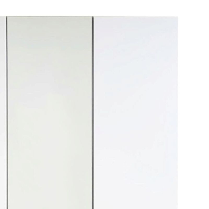 Ely Closet Cabinet Set, Center Mirror Front, 7 Drawers, 71 Inch, White