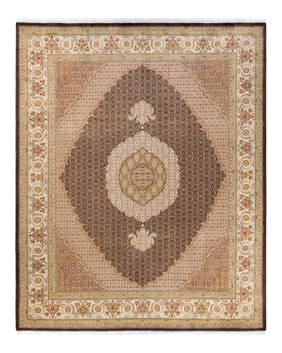 Mogul, One-of-a-Kind Hand-Knotted Area Rug  - Brown, 8' 2" x 10' 2"