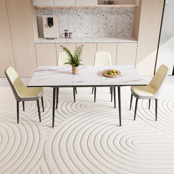 Modern dining table set - Stylish design for home dining room or kitchen