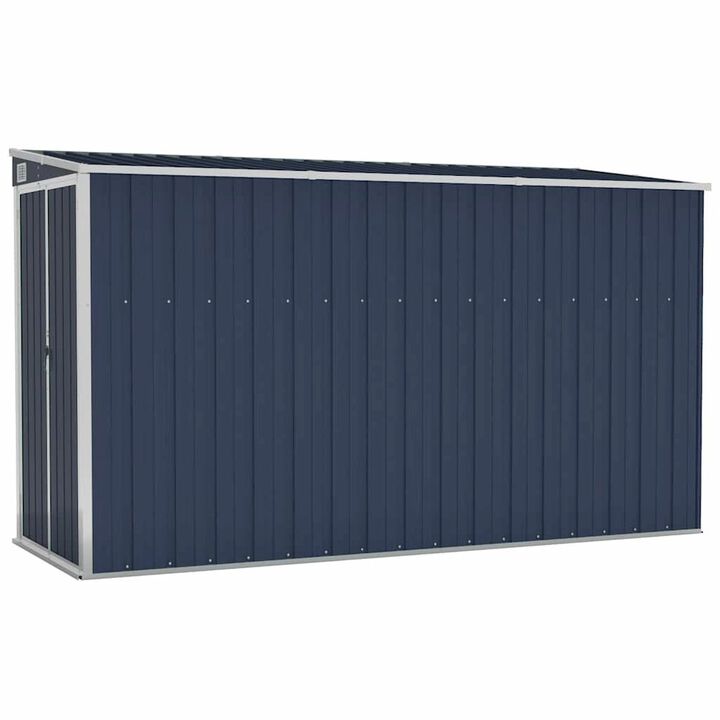 Garden Shed Anthracite Galvanized steel, metal Medium Garden Shed