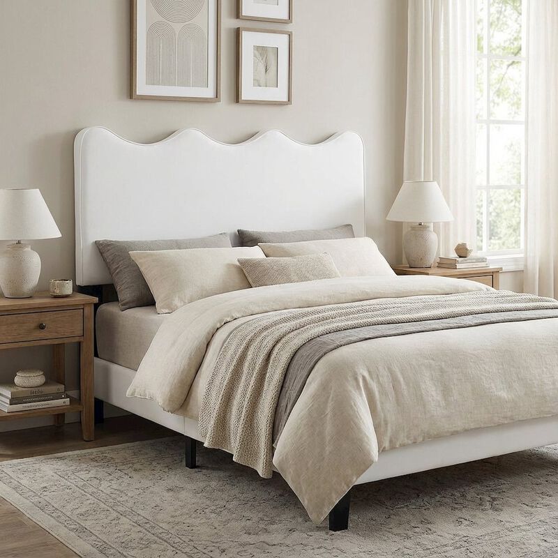 Performance Velvet Full/Queen Headboard with Plush Upholstery and Sturdy Frame image number 5