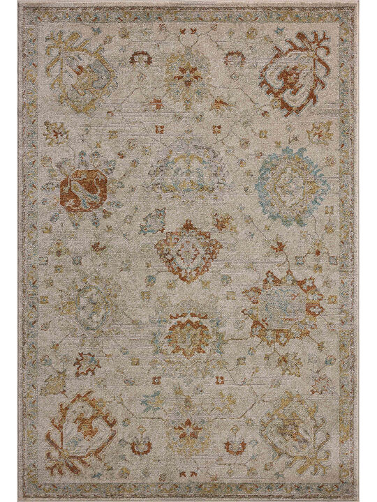Mona Oatmeal/Multi 8'10" x 12' Area Rug by Magnolia Home by Joanna Gaines x Loloi