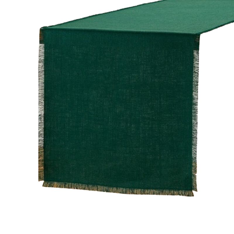 Solino Home 100% Pure Linen Table Runner - Fringe