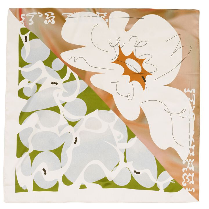 Higher | 35" Mulberry Silk Furoshiki Gift Wrap by Essery Waller