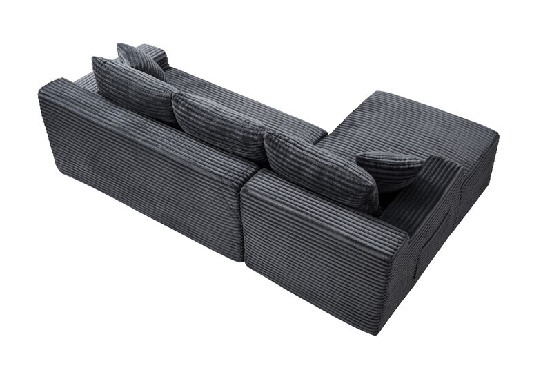 Vulkbu 106.3" L-Shape Chaise Sectional image number 3