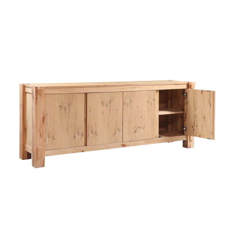 World Interiors Alpine 80 Buffet in Distressed Oak