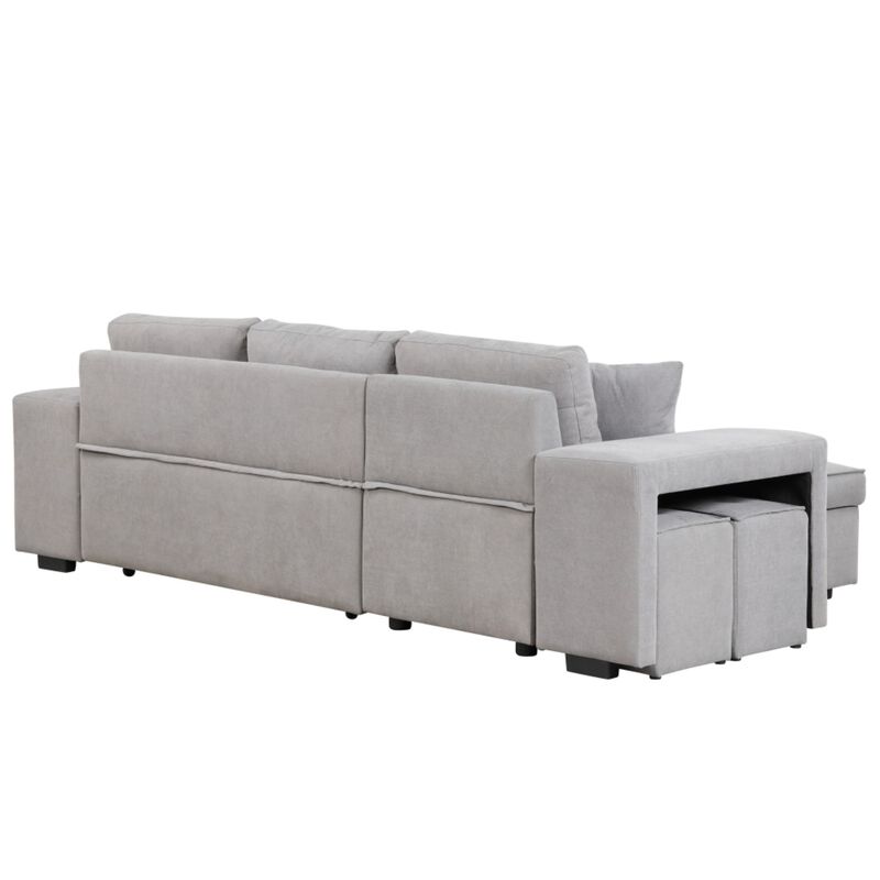 Torwuf Reversible Sleeper Sectional Sofa image number 5