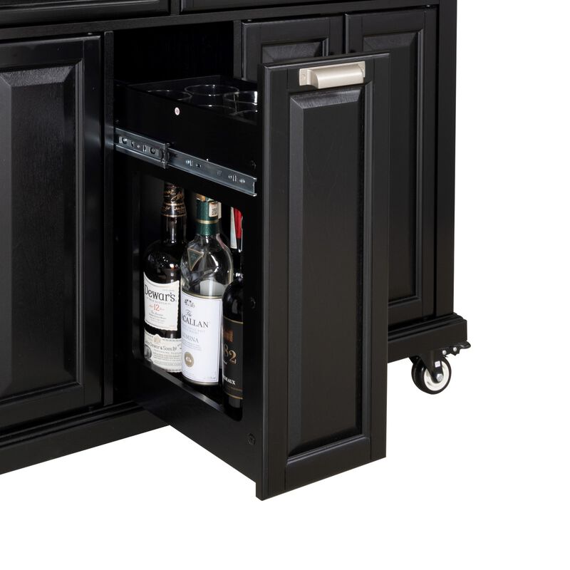 Streamdale Cambridge Natural Wood Top Kitchen Island with Storage image number 2