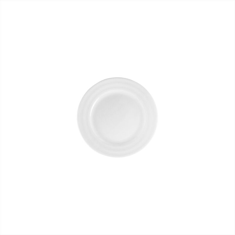 Porcelain Lizbon dia.6.25" Round White Porcelain Plate (Set of 4) image number 4